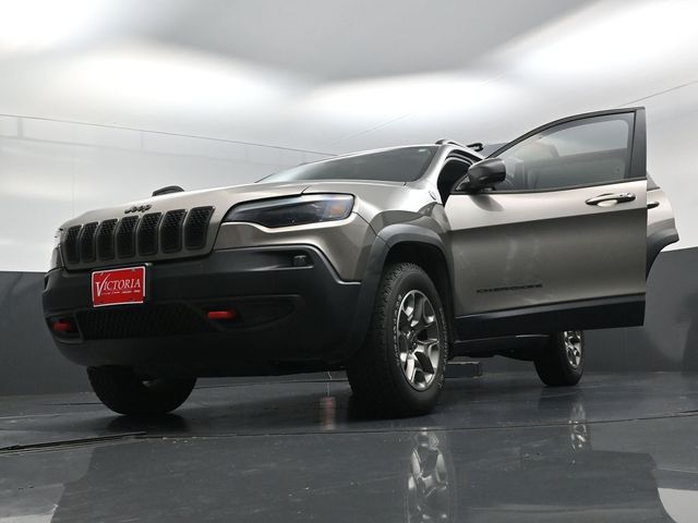 2020 Jeep Cherokee Trailhawk Beige at DeMontrond Automotive Group