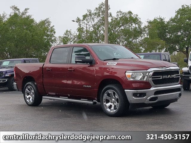 Delmonico Red Pearlcoat 2022 RAM 1500 Big Horn Crew Cab 4WD Pickup Truck Four-Wheel Drive 8-Speed Automatic