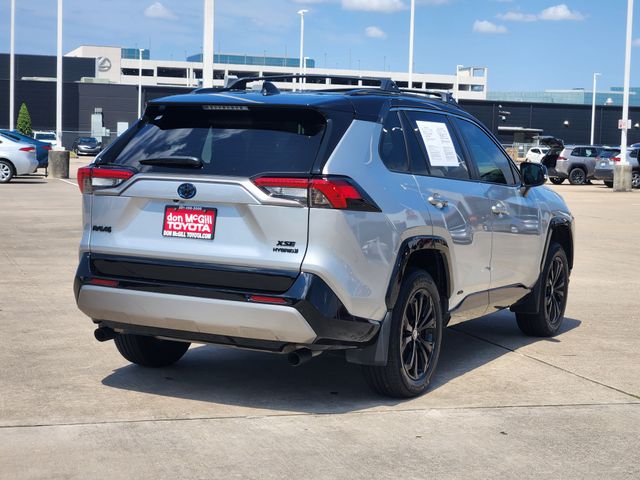 2024 Toyota RAV4 Hybrid XSE Silver at Gullo Toyota