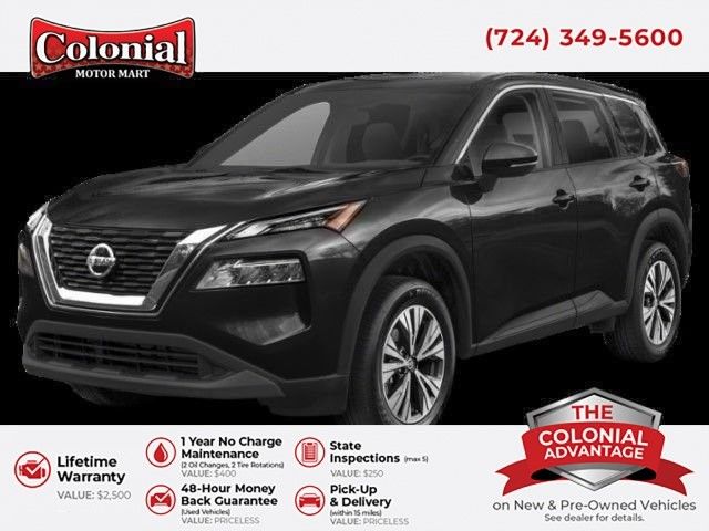 Super Black 2023 Nissan Rogue SUV / Crossover All-Wheel Drive Continuously Variable Transmission