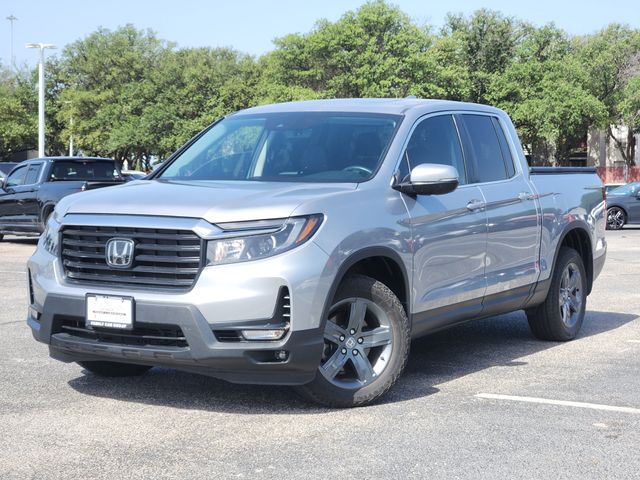 Lunar Silver Metallic 2023 Honda Ridgeline Pickup Truck All-Wheel Drive 9-Speed Automatic