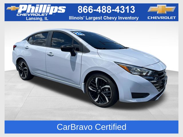 Gray Sky Pearl 2024 Nissan Versa Sedan Front-Wheel Drive Continuously Variable Transmission
