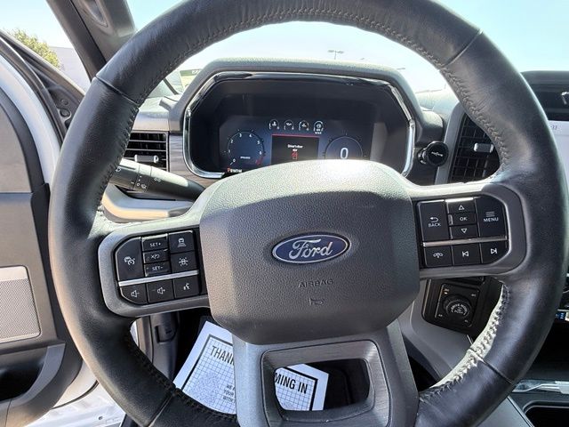 2024 Ford F-150 Lariat White at Brown Honda