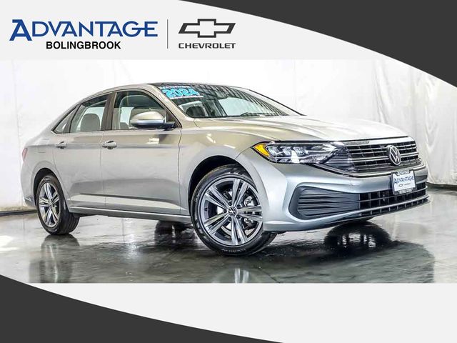 Pyrite Silver Metallic 2024 Volkswagen Jetta Sedan Front-Wheel Drive 8-Speed Automatic
