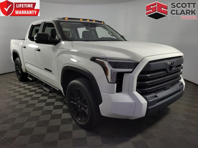 White 2022 Toyota Tundra SR5 CrewMax Cab 4WD Pickup Truck Four-Wheel Drive Automatic