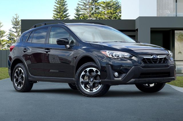 Crystal Black Silica 2023 Subaru Crosstrek Premium AWD SUV / Crossover All-Wheel Drive 6-Speed Manual