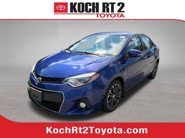Blue Crush Metallic 2015 Toyota Corolla Sedan Front-Wheel Drive Continuously Variable Transmission