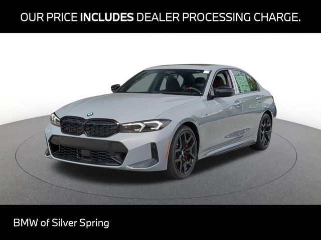 Gray (Brooklyn Grey Metallic) 2026 BMW 3 Series Sedan All-Wheel Drive 8-Speed Automatic