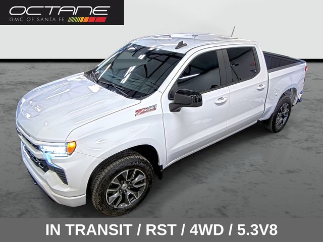 Summit White 2024 Chevrolet Silverado 1500 RST Crew Cab 4WD Pickup Truck Four-Wheel Drive Automatic
