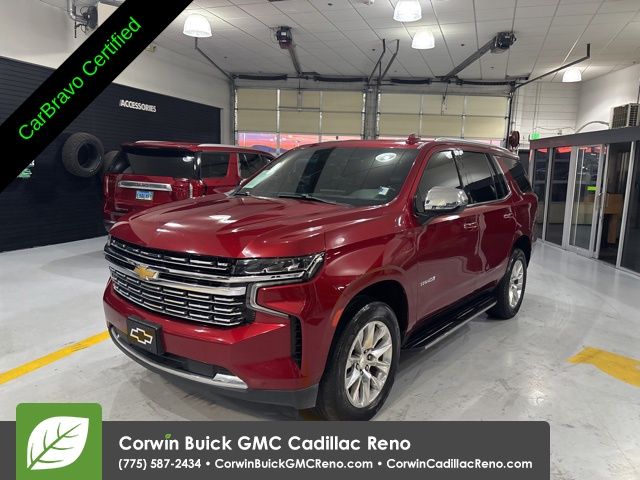 Cherry Red Tintcoat 2021 Chevrolet Tahoe Premier 4WD SUV / Crossover Four-Wheel Drive 