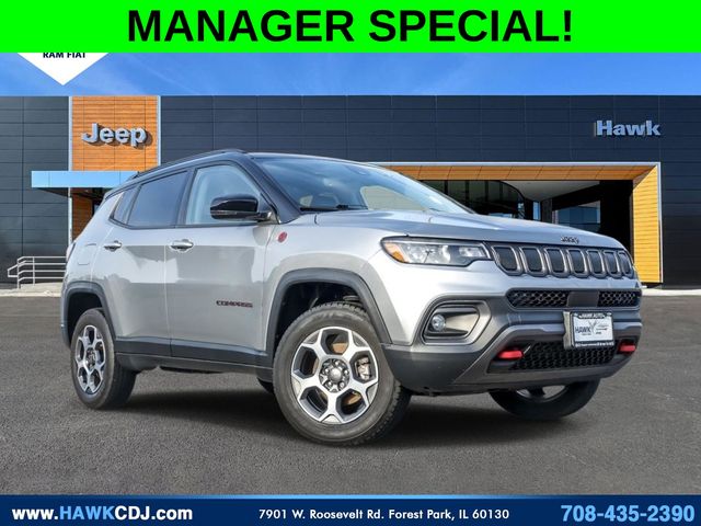 Billet Silver Metallic Clearcoat 2022 Jeep Compass SUV / Crossover Four-Wheel Drive 9-Speed Automatic