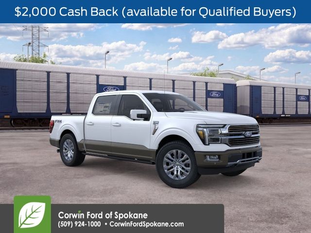 White Metallic 2026 Ford F-150 Pickup Truck Four-Wheel Drive Automatic