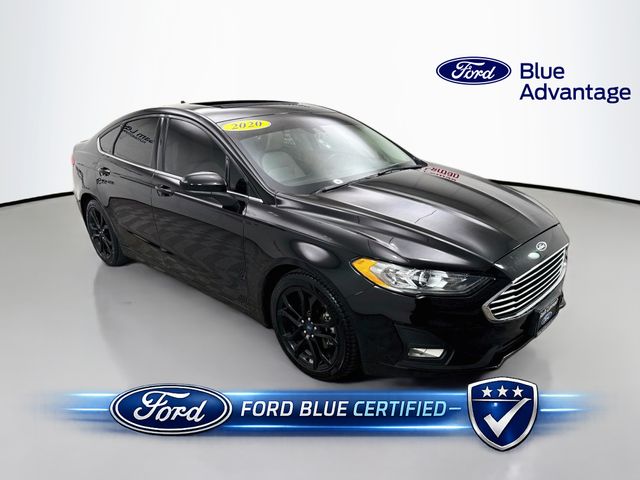 Black Metallic 2020 Ford Fusion Sedan Front-Wheel Drive 6-Speed Automatic