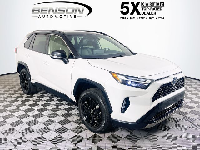 White (Wind Chill Pearl) 2023 Toyota RAV4 Hybrid XSE AWD SUV / Crossover All-Wheel Drive Continuously Variable Transmission