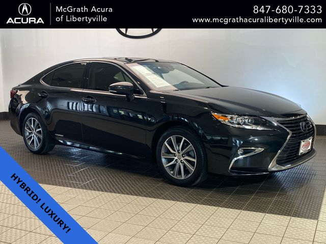 Black (Caviar) 2017 Lexus ES Hybrid 300h FWD Sedan Front-Wheel Drive Continuously Variable Transmission