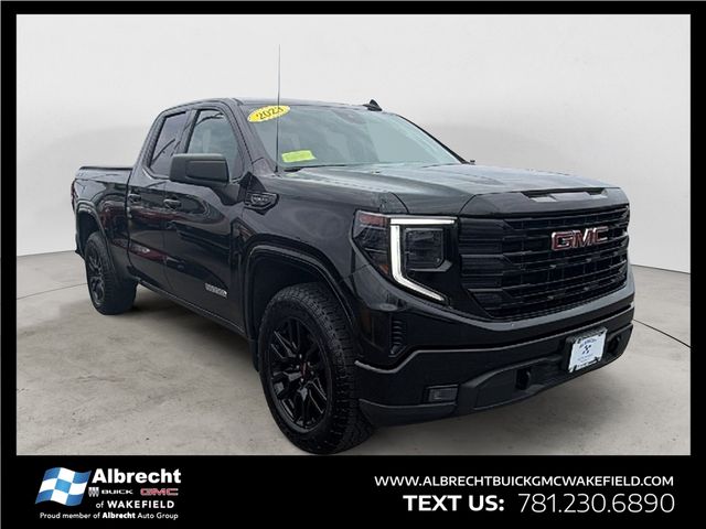 Onyx Black 2023 GMC Sierra 1500 Elevation Double Cab 4WD Pickup Truck Four-Wheel Drive Automatic