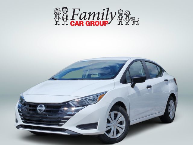 White (Fresh Powder) 2024 Nissan Versa Sedan Front-Wheel Drive Continuously Variable Transmission