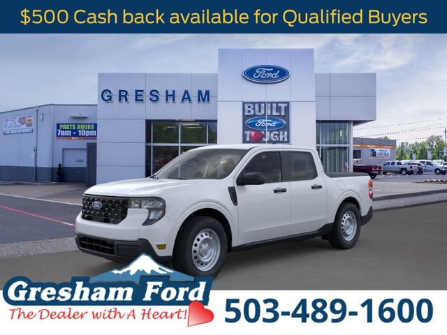 Oxford White 2026 Ford Maverick XL SuperCrew FWD Pickup Truck Front-Wheel Drive 8-Speed Automatic