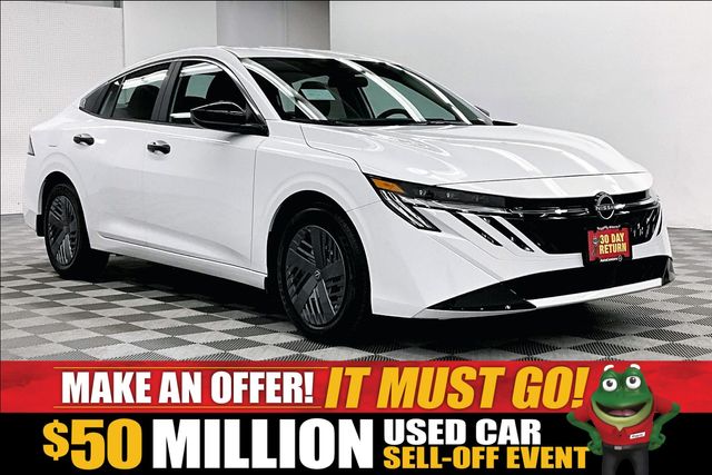 White (Fresh Powder) 2027 Nissan Sentra Sedan Front-Wheel Drive Continuously Variable Transmission