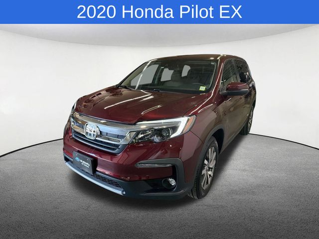 Red (Deep Scarlet Pearl) 2020 Honda Pilot SUV / Crossover All-Wheel Drive 6-Speed Automatic