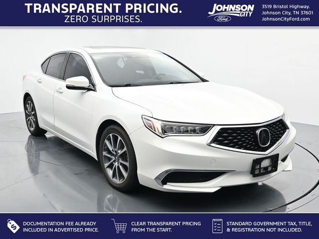 Platinum White Pearl 2019 Acura TLX Sedan Front-Wheel Drive 9-Speed Automatic