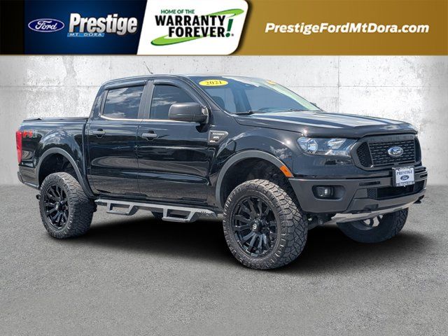 Shadow Black 2021 Ford Ranger Pickup Truck Four-Wheel Drive Automatic