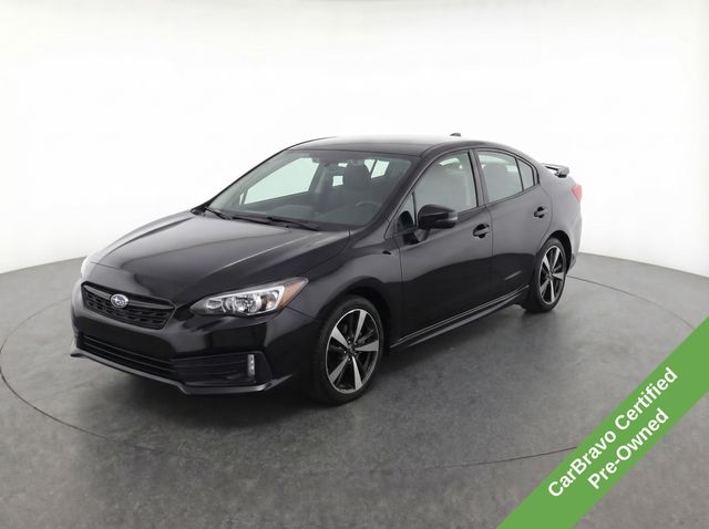 Black 2020 Subaru Impreza 2.0i Sport Sedan AWD Sedan All-Wheel Drive Continuously Variable Transmission