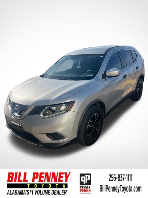 Brilliant Silver 2016 Nissan Rogue S FWD SUV / Crossover Front-Wheel Drive Continuously Variable Transmission