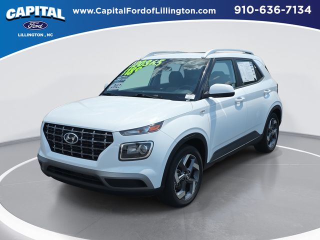 Lunar White 2025 Hyundai Venue SUV / Crossover Front-Wheel Drive Continuously Variable Transmission