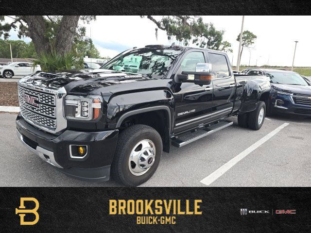 Onyx Black 2019 GMC Sierra 3500HD Denali Crew Cab LB DRW 4WD Pickup Truck Four-Wheel Drive 6-Speed Automatic