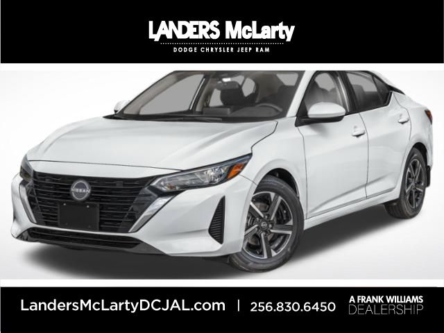 Aspen White Tricoat 2024 Nissan Sentra Sedan Front-Wheel Drive Continuously Variable Transmission