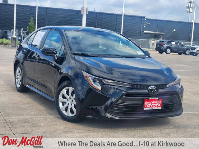 Midnight Black Metallic 2025 Toyota Corolla Sedan Front-Wheel Drive Continuously Variable Transmission