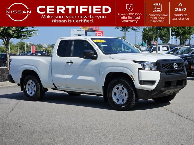 Glacier White 2025 Nissan Frontier Pickup Truck 4X2 9-Speed Automatic Overdrive