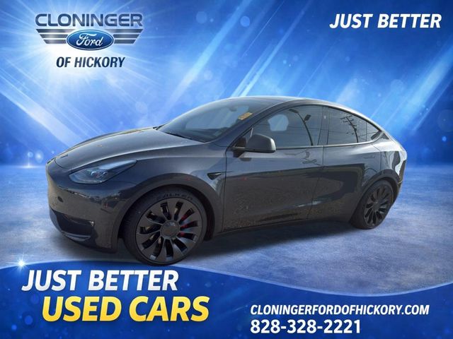 Black 2024 Tesla Model Y Performance AWD SUV / Crossover All-Wheel Drive 1-Speed Automatic