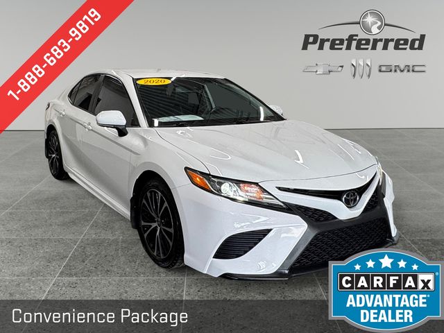 Super White 2020 Toyota Camry Sedan All-Wheel Drive 8-Speed Automatic