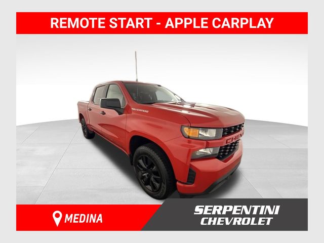 Red Hot 2021 Chevrolet Silverado 1500 Pickup Truck Four-Wheel Drive 6-Speed Automatic Overdrive