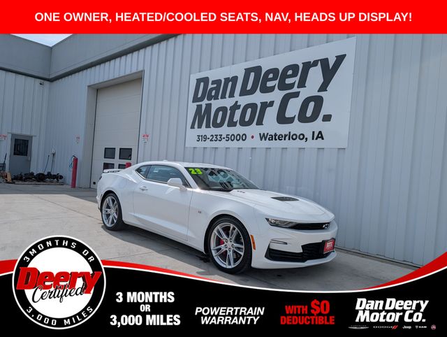 Summit White 2023 Chevrolet Camaro Coupe Rear-Wheel Drive Automatic