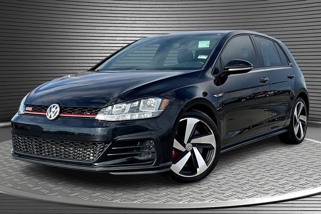 Deep Black Pearl 2021 Volkswagen Golf GTI 2.0T S FWD Hatchback Front-Wheel Drive 7-Speed Dual Clutch