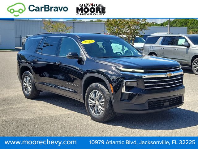 Mosaic Black Metallic 2026 Chevrolet Traverse SUV / Crossover Front-Wheel Drive 8-Speed Automatic