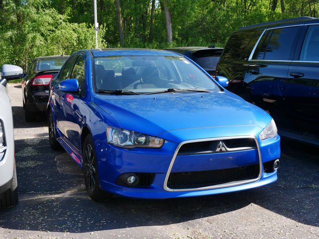 Octane Blue Pearl 2015 Mitsubishi Lancer SE AWD Sedan All-Wheel Drive Continuously Variable Transmission