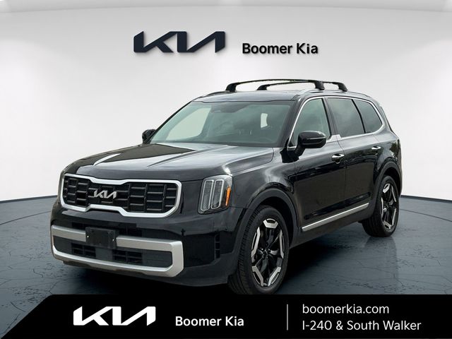 Ebony Black 2025 Kia Telluride S AWD SUV / Crossover All-Wheel Drive 8-Speed Automatic