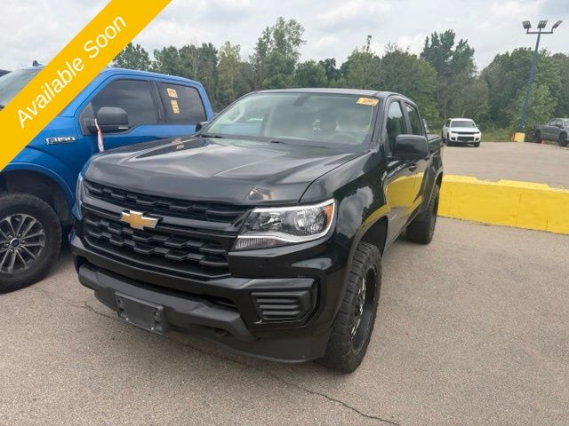 Black 2022 Chevrolet Colorado Pickup Truck Four-Wheel Drive 8-Speed Automatic