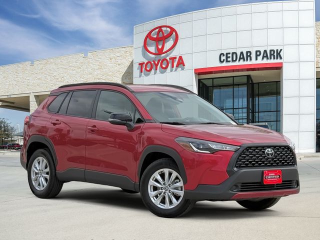 Red Crystal 2025 Toyota Corolla Cross LE FWD SUV / Crossover Front-Wheel Drive Continuously Variable Transmission