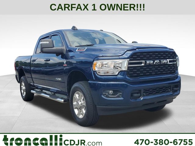 Patriot Blue Pearlcoat 2024 RAM 3500 Big Horn Crew Cab 4WD Pickup Truck Four-Wheel Drive 6-Speed Automatic