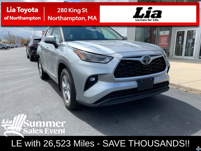 Celestial Silver Metallic 2025 Toyota Highlander LE AWD SUV / Crossover All-Wheel Drive 8-Speed Automatic
