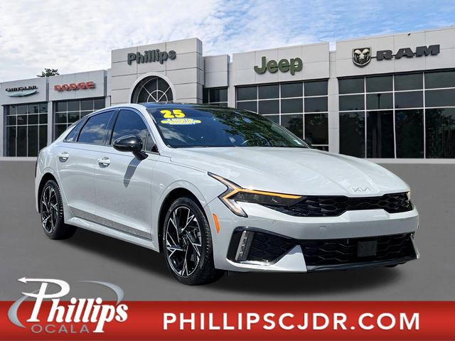 Wolf Gray 2025 Kia K5 Sedan Front-Wheel Drive 8-Speed Automatic