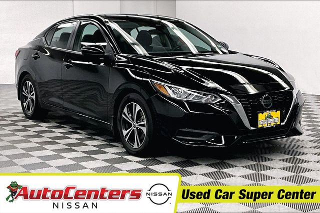 Super Black 2023 Nissan Sentra SV FWD Sedan Front-Wheel Drive Continuously Variable Transmission