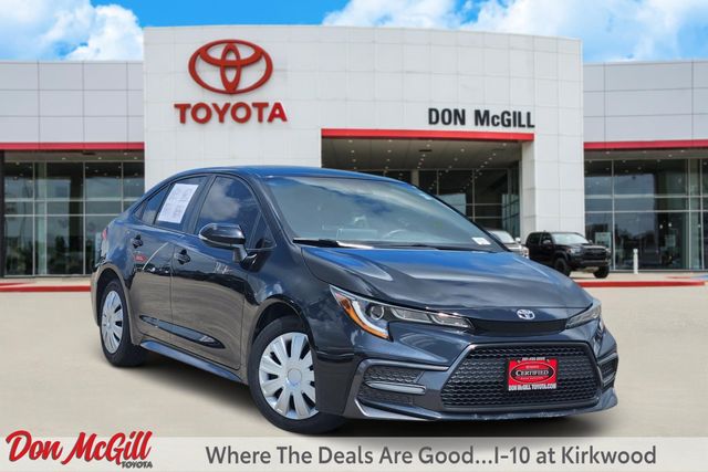 Black Sand Pearl 2020 Toyota Corolla Sedan Front-Wheel Drive Continuously Variable Transmission
