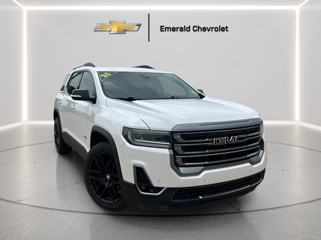 White Frost Tricoat 2020 GMC Acadia SUV / Crossover Four-Wheel Drive 9-Speed Automatic