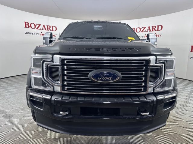 2021 Agate Black Metallic Ford F-450SD Platinum 4X4 Truck